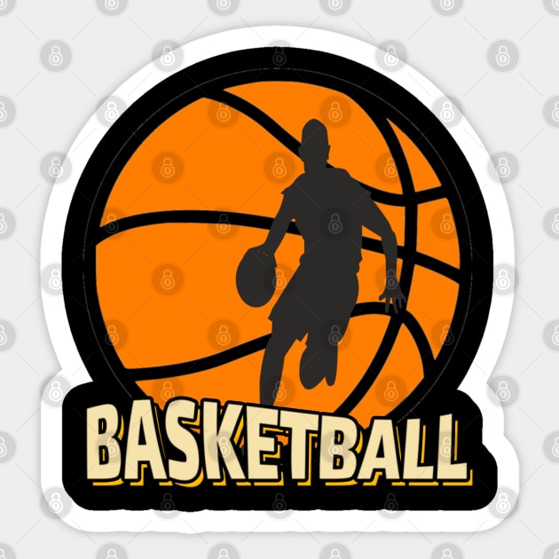 Retro basketball march madness Sticker by 4wardlabel